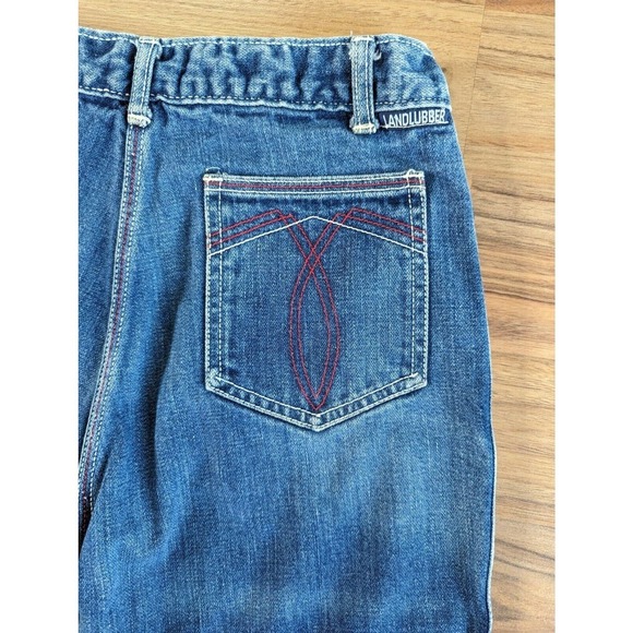 Vintage 1970s LANDLUBBER High Waist Flare Jeans BELL BOTTOM Made in USA B3 - Picture 15 of 16